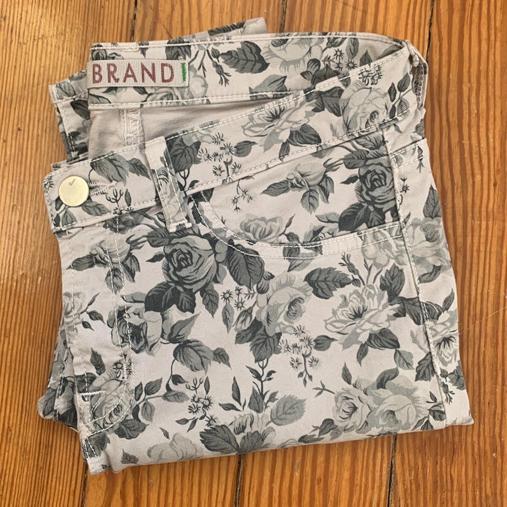 J Brand Floral Skinny Jeans